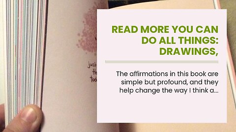 Read More You Can Do All Things: Drawings, Affirmations and Mindfulness to Help With Anxiety an...
