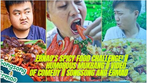 ERNAO'S SPICY FOOD CHALLENGE! || HUMOROUS MUKBANG ||