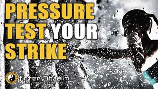 Learn Martial Arts At Home | Pressure testing the strike | Kung Fu Training