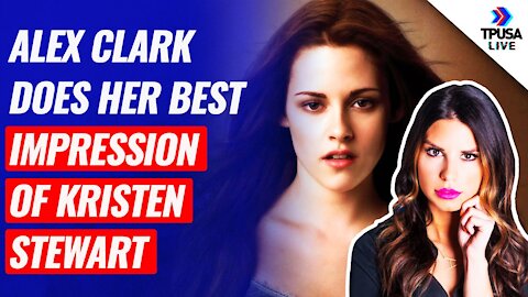 Alex Clark Does Her Best Impression Of Kristen Stewart