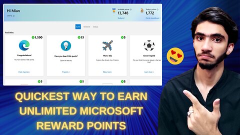 Quickest Way to Earn Unlimited Microsoft Reward Points