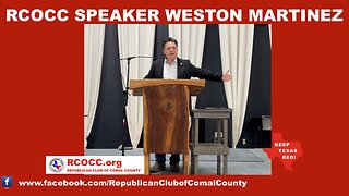 2024-03-26 RCOCC Speaker Weston Martinez