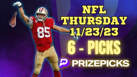 PRIZEPICKS | BEST PICKS WEEK 12 #NFL THURSDAY | 11/23/23 | PROP BETS | #BESTBETS | #FOOTBALL | TODAY