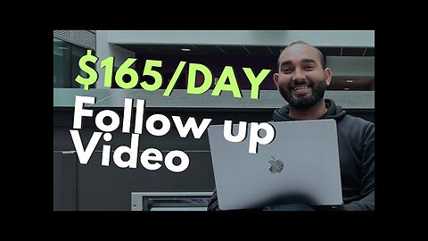 PASSIVE INCOME | Made $165 in 5 MINUTES | FOLLOW UP VIDEO