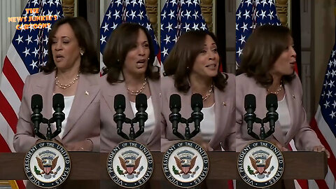 Kamala's stupid, to say the least, joke falls flat: "Think you just fell out of a coconut tree?"