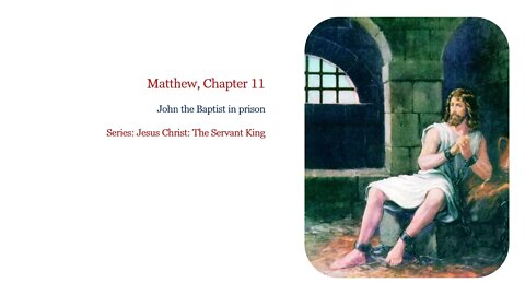 John the Baptist in prison