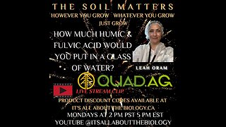 How Much Humic & Fulvic Acid Would You Put In A Glass Of Water?