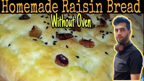 Raisin Bread Recipe Without Oven Homemade Easy Simple Recipe | Subtitle English, Malay, Urdu, Hindi