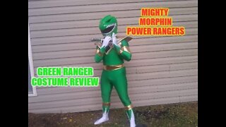 Mighty Morphin Power Rangers Green Ranger costume review