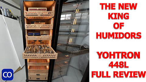 2500 Cigar Electronic Humidor Full Review And Walkthrough YOHTRON 448L
