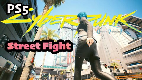 Street Fight Bloopers #shorts Cyberpunk 2077