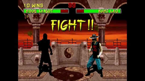 Mortal Kombat II Plus Beta 2 - Noob Saibot - Ultimate Difficult/Improved AI - No Continues