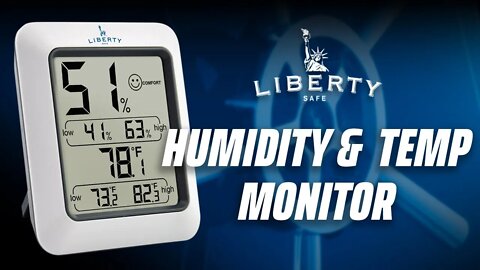 Safe Humidity And Temperature Monitor | Liberty Safe Accessories