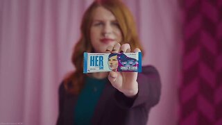 Hershey's HATES real women! Has a Tranny as their Mascot for International Women's Day! 🍫🤮