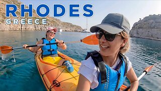 Exploring Rhodes in Greece by Kayak