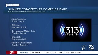 Major concerts coming to Comerica Park this summer