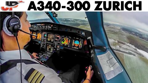 SWISS A340-300 Overflying Siberia, Cold Fuel, Landing at Zurich