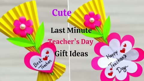So Cute Teacher's Day Gift Idea / DIY Happy teacher's day card / How to make a teacher's card