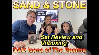 Sand and Stone - Review and Unboxing - Dungeons and Dragons Icons of the Realms Prepainted Minis