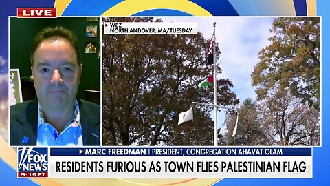 Town Of North Andover, Massachusetts Flying Palestinian Flag On Public Flagpole Sparks Outrage