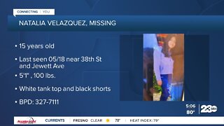 MISSING: Natalia Velazquez, 15