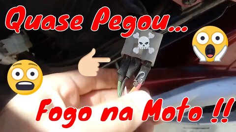 Moto Quase Pega Fogo !!!