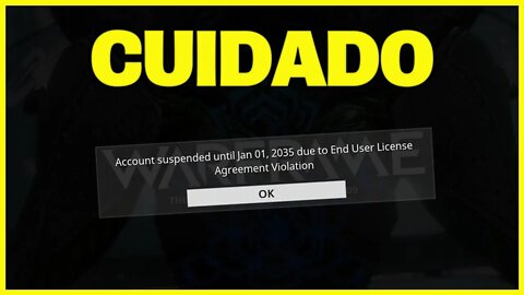 CUIDADO PARA NÃO SER BANIDO COM ISSO NO WARFRAME