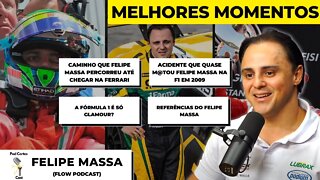 MELHORES MOMENTOS FELIPE MASSA - Flow Podcast