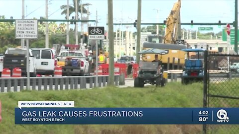 Gas leak causes frustrations for parents at Sunset Palms Elementary School