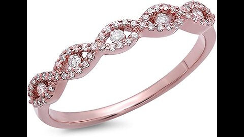 Dazzlingrock Collection 0.30 Carat (ctw) 14K Gold Round Diamond Ladies Bridal Anniversary Weddi...