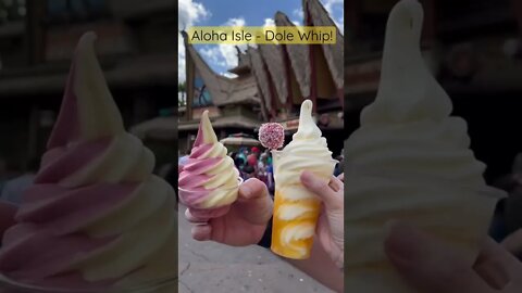 IT HAS ITS OWN SONG #dolewhip #shorts #disney #magickingdom #disneysnacks #disneyicecream #coconut