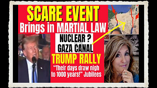 Scare Event Brings in Martial Law - Trump Rally- Live 1000 Years! 11-12-23