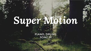 Super Motion (song 91A, piano, piano, bass, drums, music)