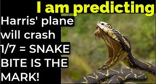 I am predicting: Harris' plane will crash on Jan 7 = SNAKE BITE IS THE MARK!