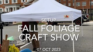 Fall Foliage Craft Show Setup
