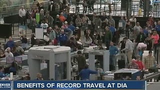 Record-setting passenger counts could lead to more flights at Denver International Airport