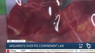 SCOTUS hears arguments over CA pig welfare law