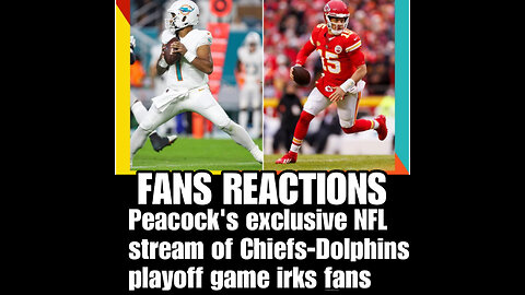 RBS Ep #12 FANS REACTIONS !Peacock's exclusive NFL stream of Chiefs-Dolphins
