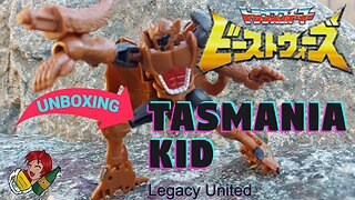 Transformers Legacy United Tasmania Kid unboxing