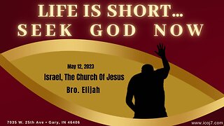 LIFE IS SHORT... SEEK GOD NOW