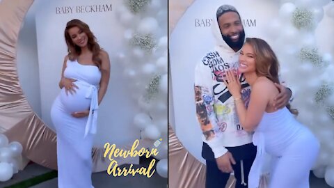 Odell Beckhem Jr. & LoLo Wood Host Their Baby Shower! 👶🏽