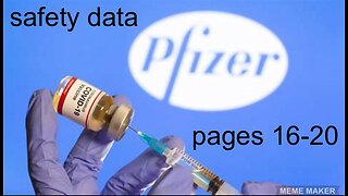 CONFIDENTIAL PFIZER SAFETY DATA pages 16-20