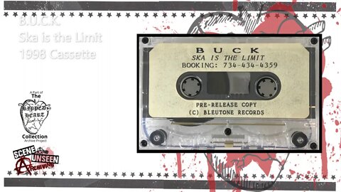 B.U.C.K. 🖭 Ska is the Limit 🖭 Full-1998 Demo Cassette Tape (Detroit Christian Ska). BUCK Enterprises