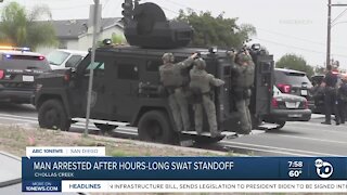 Man Arrested after hours-long SWAT standoff
