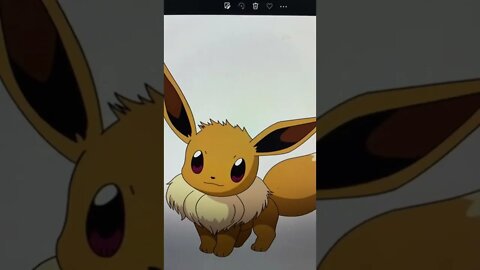 Eevee Pokémon- I Want to Draw ✍️- Shorts Ideas 💡
