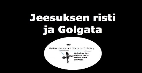 Jeesuksen risti ja Golgata