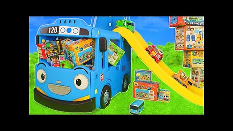 Tayo the Bus Toy Vehicles for Kids!!!