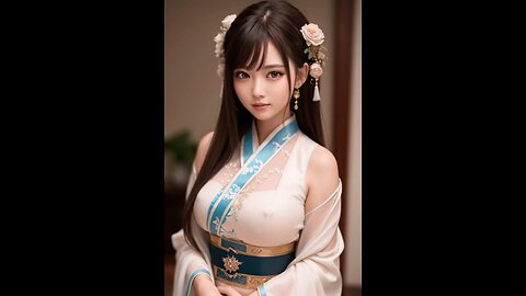 AI Hot Women Lookbook: East Asian Traditional Dress