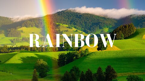 Colors Of The Rainbow Background | Double Rainbow Over Buckingham Palace