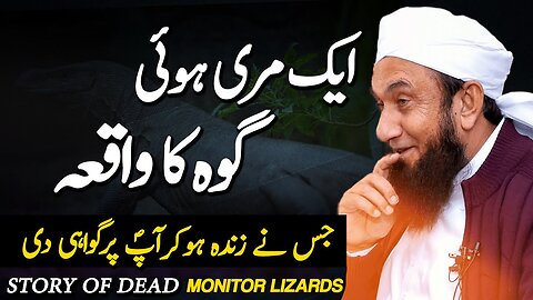 Story of Dead Monitor lizards __ Goh Ka Waqia __ Molana Tariq Jameel Latest Bayan
